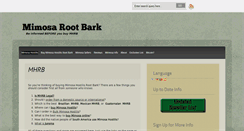 Desktop Screenshot of mimosahostilisbark.com